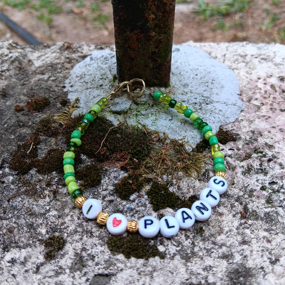 I love plants Handmade Bracelet - Picture 4 of 7